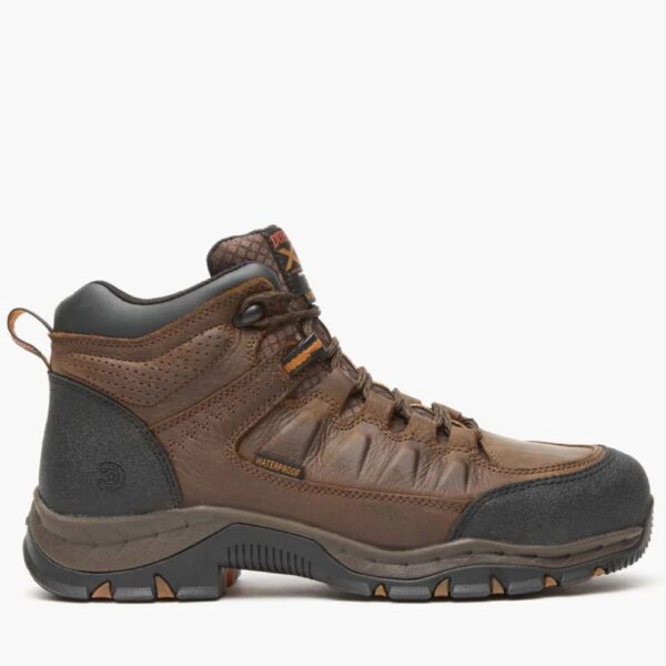 A right profile facing Durango Renegade XP Waterproof Timber Brown Alloy Toe Hiker.
