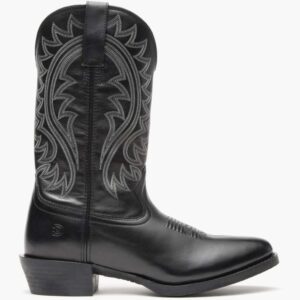 A right profile facing Durango Shyloh Black Western Boot.