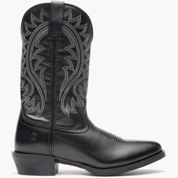 A right profile facing Durango Shyloh Black Western Boot.