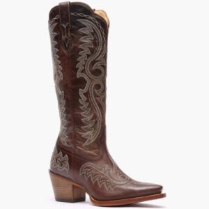 A 3/4 turned Durango Women's Crush Tall Western Boot.