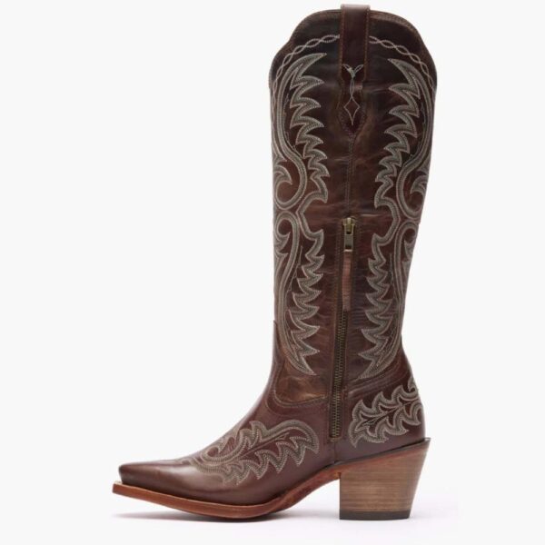 A left profile facing Durango Women's Crush Tall Western Boot.