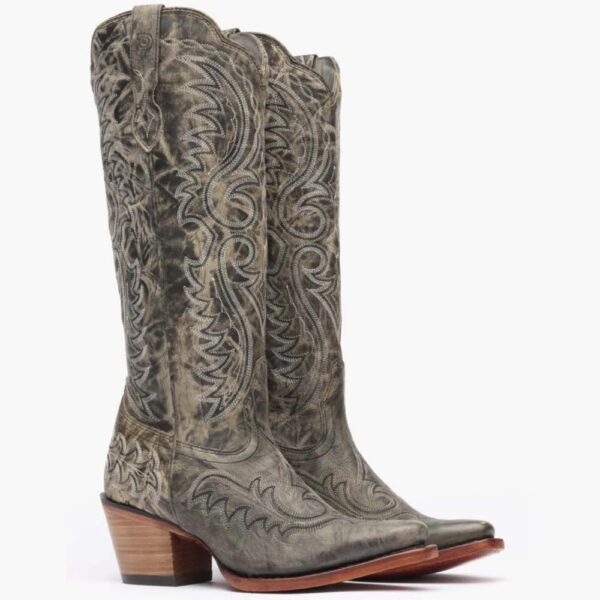 A 3/4 turned pair of Durango Women's Crush Tall Western Boots.