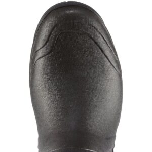A look at the toe shape of a Lacrosse Men's Alphaburly Pro Waterproof Outdoor Rubber Boot.
