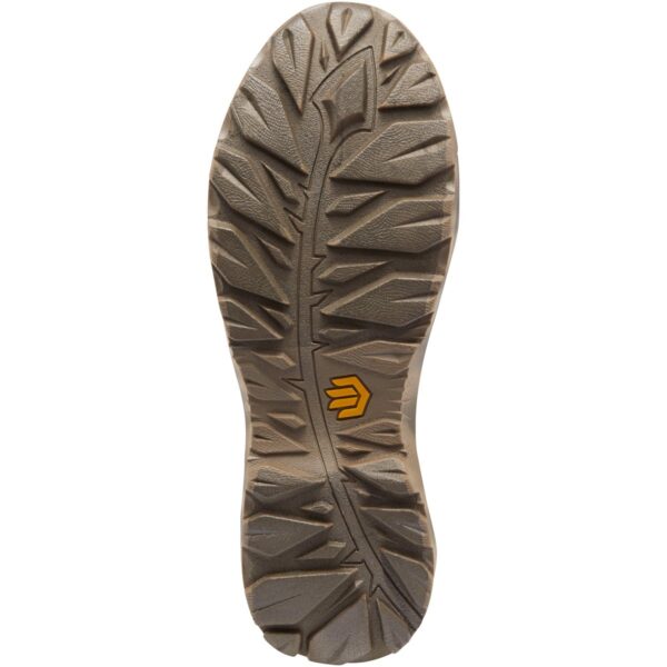 The sole of a Lacrosse Women's Alpha Agility Waterproof Outdoor Rubber Boot.