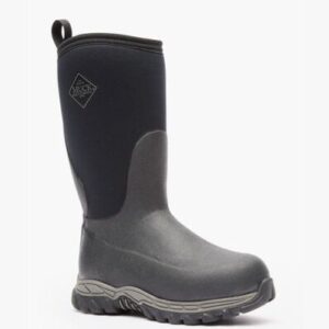 A 3/4 turned Muck Kid's Rugged II Rubber Boot.