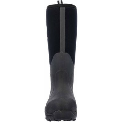A forward-facing look at Muck Men's Arctic Sport Steel Toe Insulated Pull-On Boot.