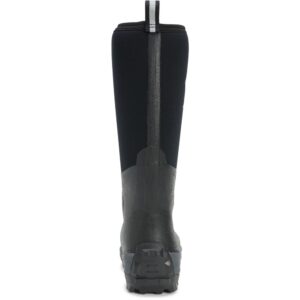 A look at the back and heel of a Muck Men's Arctic Sport Tall Outdoor Boot.