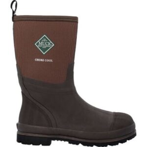 A right profile facing Muck Men's Chore Cool Mid Rubber Boot.