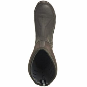 An overhead look at a Muck Men's Chore Cool Steel Toe Tall Pull-On Boot.
