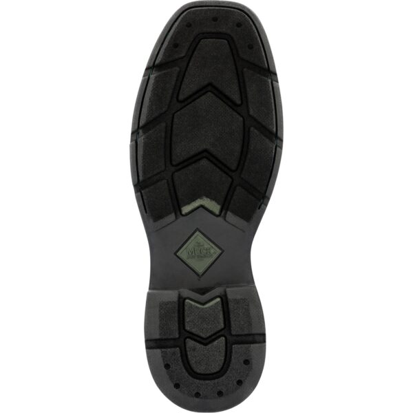 The sole of a Muck Men's Chore Mid Western Pull-On Work Boot.