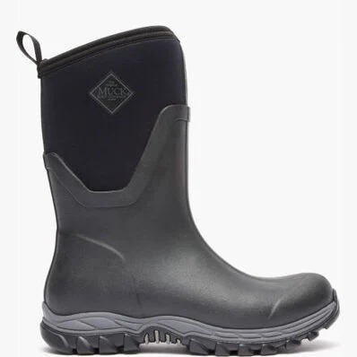 A right profile facing Muck Women's Arctic Sport II Mid Rubber Boot.