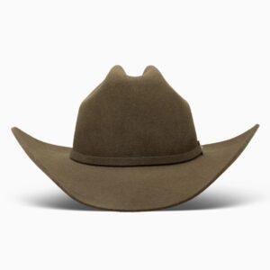 A front-facing look at the Resistol 3X Tucker Oak Cowboy Hat.