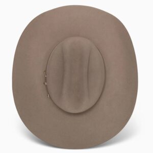 A look at the crown of a Resistol 6X Circuit - George Strait Cowboy Hat.