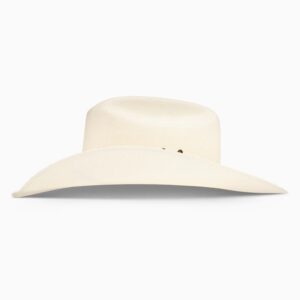 A profile look at the Resistol 7X Denison Cowboy Hat.