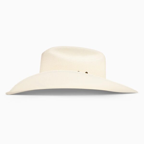 A profile look at the Resistol 7X Denison Cowboy Hat.