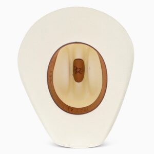 A shot of the underbrim on a Resistol 7X Denison Cowboy Hat.