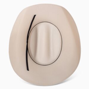 A look at the crown of a Resistol 7X Ringer Cowboy Hat.