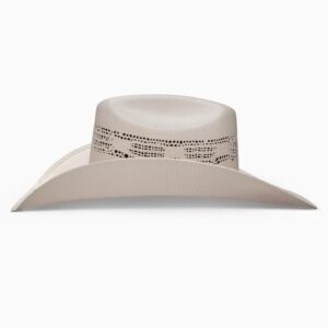 A profile look at the Resistol 7X Ringer Cowboy Hat.
