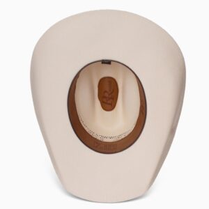A shot of the underbrim on a Resistol 7X Ringer Cowboy Hat.