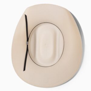 A look at the crown of a Resistol Cojo Vaquero - Cody Johnson Cowboy Hat.