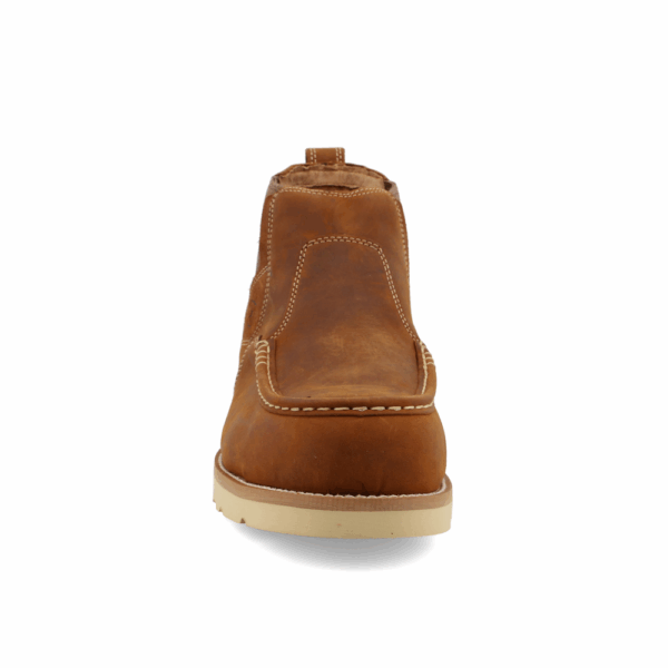 A forward-facing look at Twisted X 4" Chelsea Wedge Sole Nano Composite Toe Work Boot.