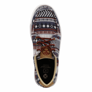 An overhead look at the Twisted X Kid's Dark Baja Hooey Loper Casual Shoe.