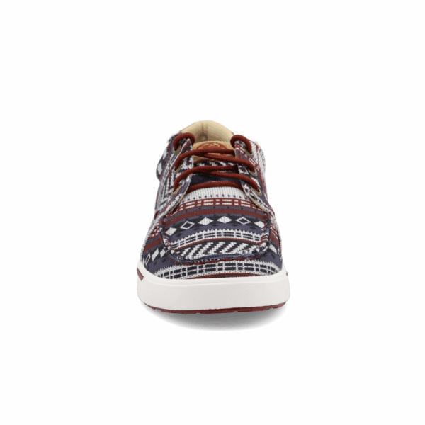 A forward-facing look at Twisted X Kid's Dark Baja Hooey Loper Casual Shoe.
