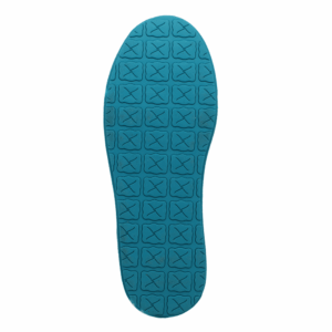 The sole of a Twisted X Kid's Multi Blue Hooey Loper Casual Shoe.