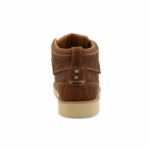 A look at the back and heel of a Twisted X Kid's Wedge Sole Casual Boot.