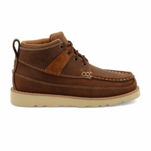 A right profile facing Twisted X Kid's Wedge Sole Casual Boot.