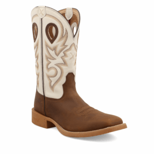 A 3/4 turned Twisted X Men's 12" Hazel and Ivory Tech X Western Boot.