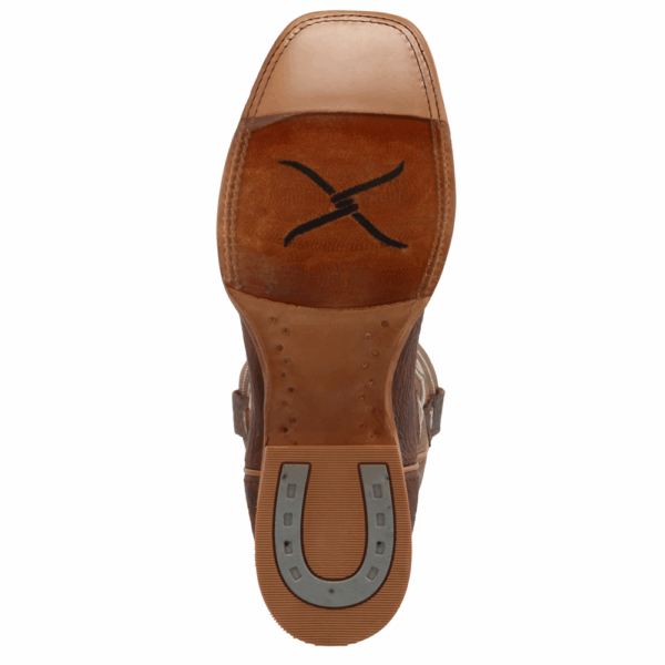 The sole of a Twisted X Men's 12" Rancher Western Boot.