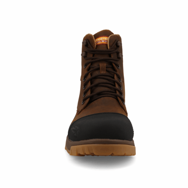 A forward-facing look at Twisted X Men's 6" Nano Composite Toe Work Boot.