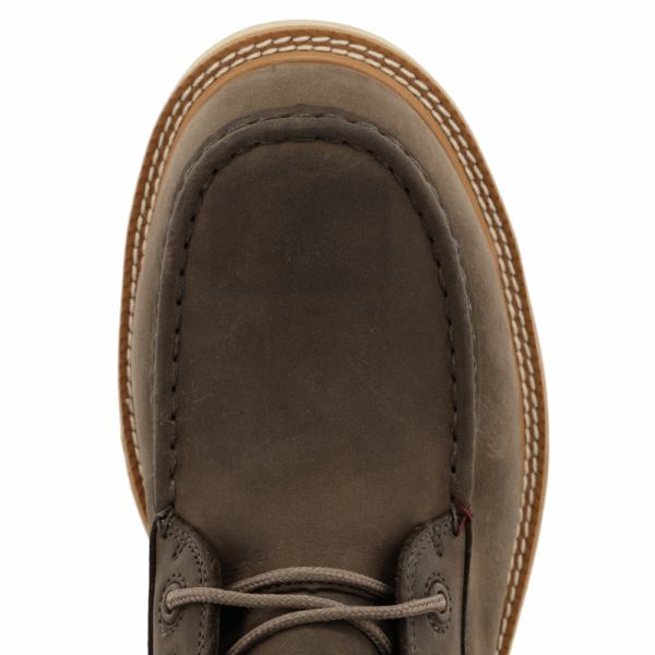 An overhead look at the Twisted X Men's 6" Shitake Waterproof Nano Composite Toe Work Boot.