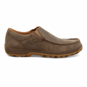 A right profile facing Twisted X Men's Bomber Slip On Driving Moc Casual Shoe.