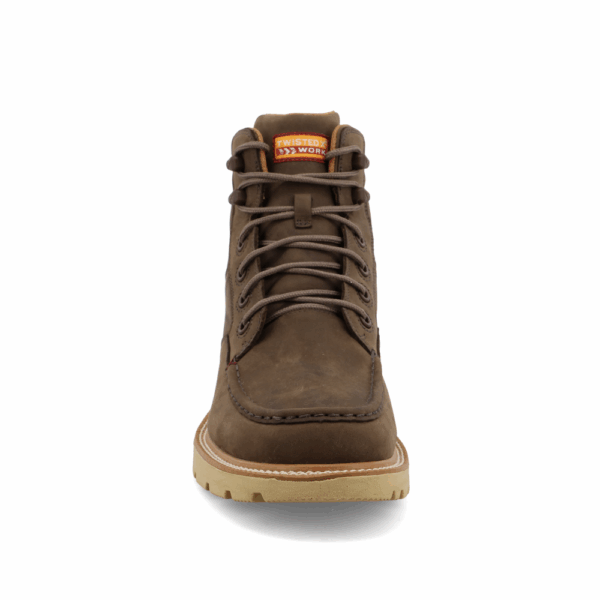 A forward-facing look at Twisted X Men's Waterproof Soft Toe 6" Work Boot.
