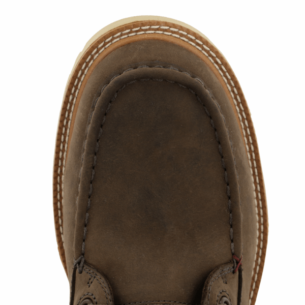 An overhead look at the Twisted X Men's Waterproof Soft Toe 6" Work Boot.
