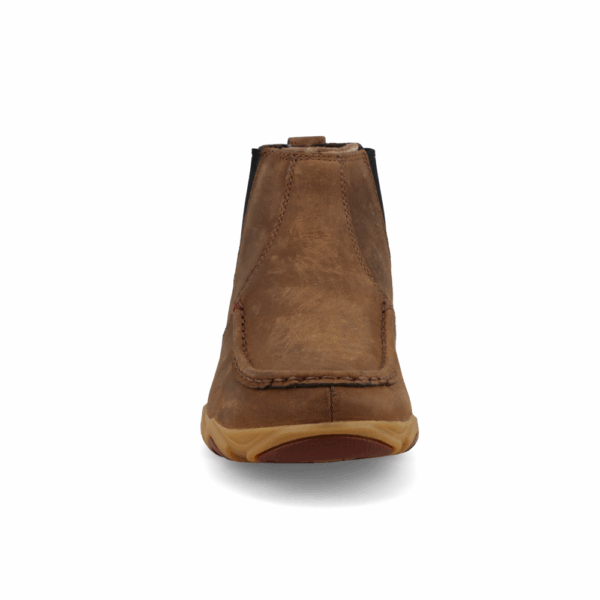 A forward-facing look at Twisted X Women's 4" Peanut Chelsea Driving Moc Casual Shoe.