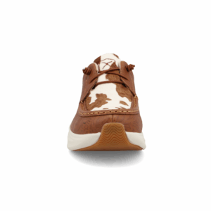 A forward-facing look at Twisted X Women's Cowhide Multi and Brown Patina Feather X Casual Shoe.