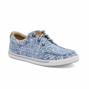 A 3/4 turned Twisted X Women's Multi Blue Kicks Casual Shoe.
