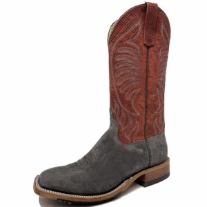 A 3/4 left turned Anderson Bean After Dark Kudu Men's Western Boot.