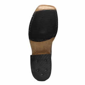 A look at the sole on a pair of Anderson Bean After Dark Kudu Men's Western Boot.
