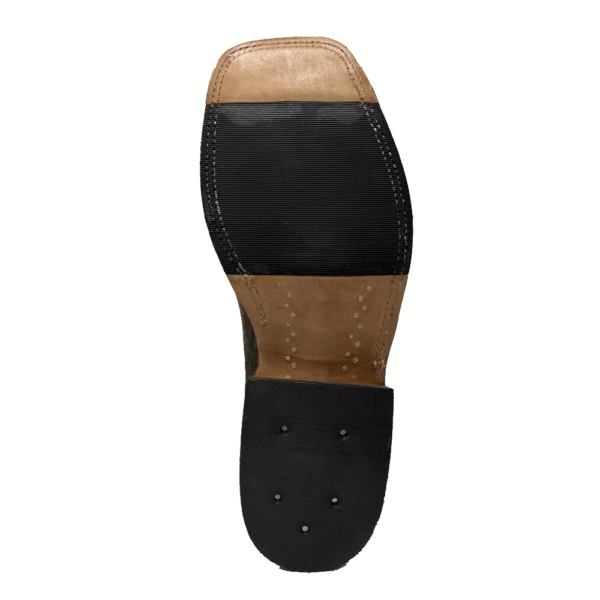 A look at the sole on a pair of Anderson Bean Ant Saddle Safari Elephant Men's Western Boot.