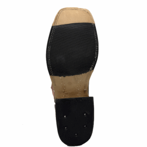 A look at the sole on a pair of Anderson Bean Antique Saddle Safari Elephant Men's Western Boot.