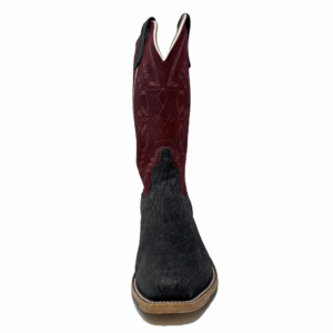 A forward facing look at an Anderson Bean Black Poseidon Men's Western Boot.