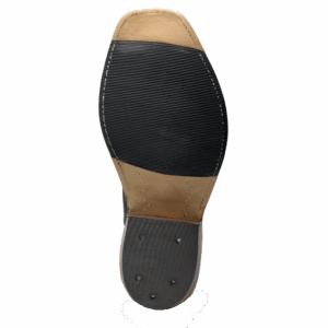 A look at the sole on a pair of Anderson Bean Black Poseidon Men's Western Boot.