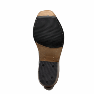 A look at the sole on a pair of Anderson Bean Blue Safari Elephant Men's Western Boot.