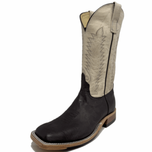A 3/4 left turned Anderson Bean Chocolate Remuda Men's Western Boot.