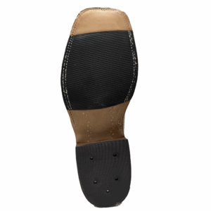 A look at the sole on a pair of Anderson Bean Dark Brown Barcelona Men's Western Boot.