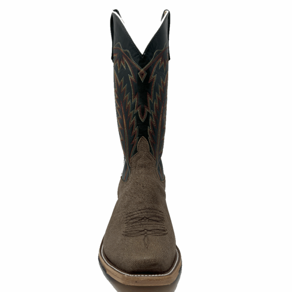 A forward facing look at an Anderson Bean Eastwood Camel Men's Western Boot.